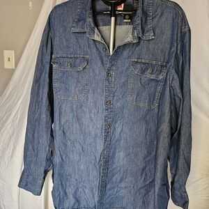 Wrangler Blue Denim Shirt